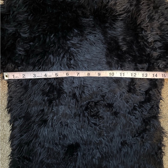 Balenciaga Faux Fur Fuzzy Black Sweater - Picture 6 of 7
